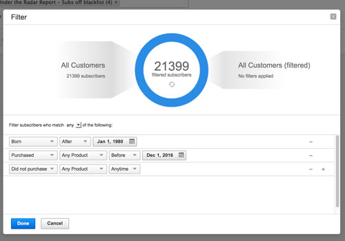 Exclusions and Filtering