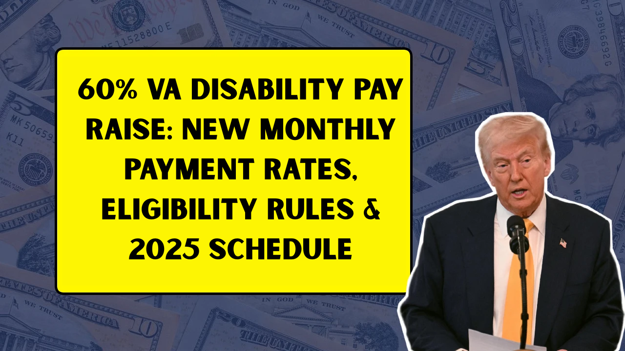 60% VA Disability Pay Raise: New Monthly Payment Rates, Eligibility Rules & 2025 Schedule