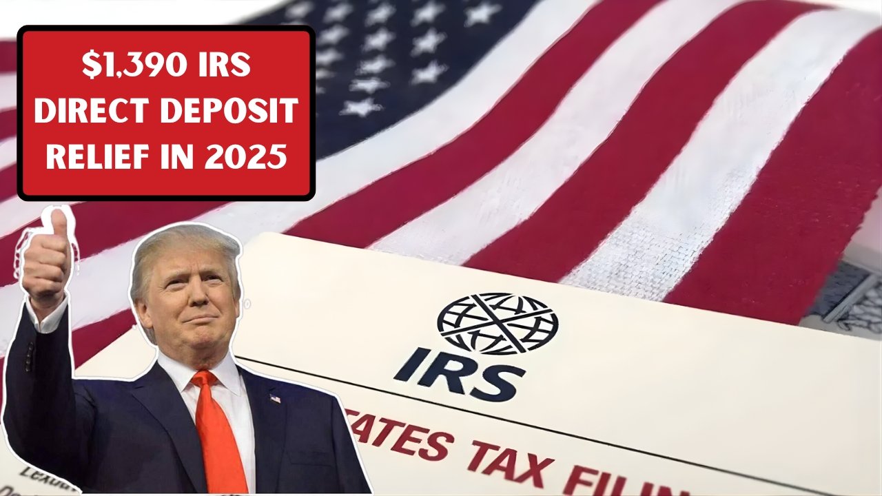 $1,390 IRS Direct Deposit Relief in 2025 — Eligibility Rules, Timeline, and Key Details