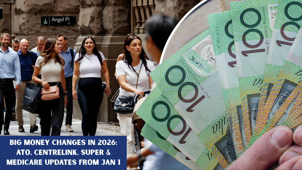 Big Money Changes in 2026: ATO, Centrelink, Super & Medicare Updates from Jan 1